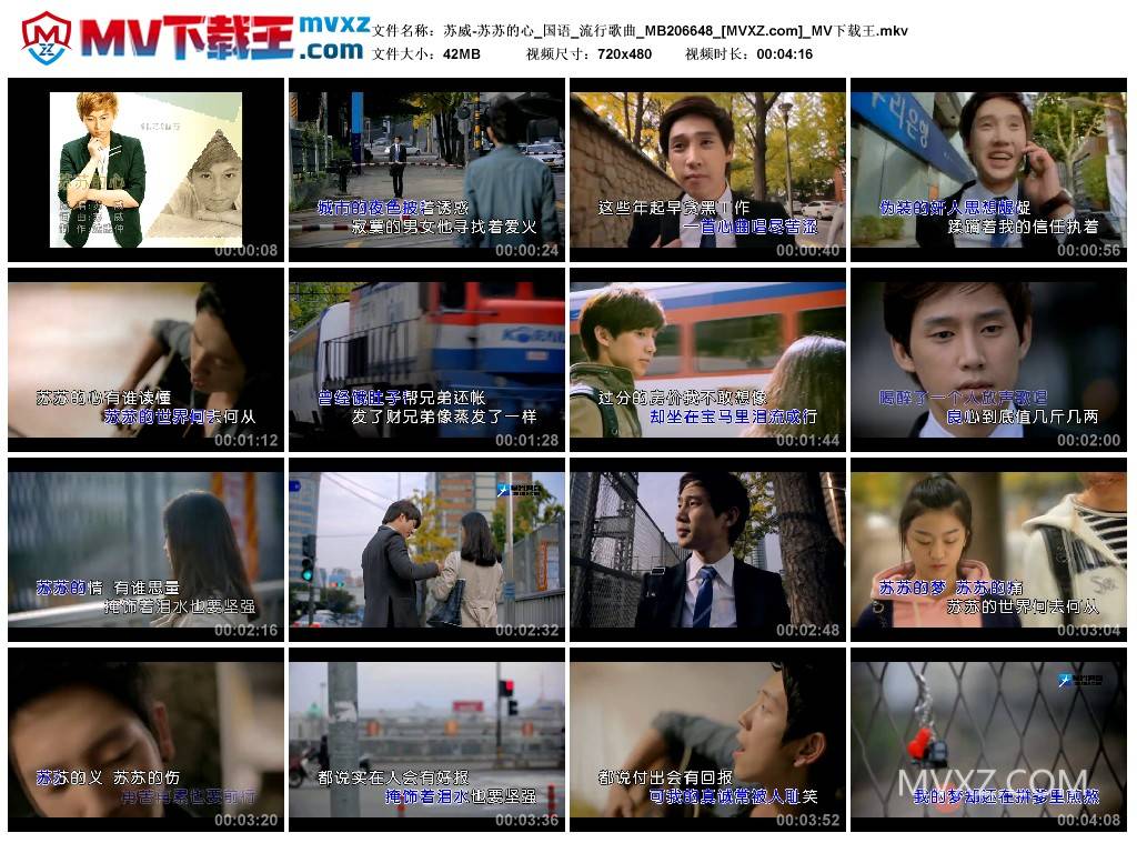 苏威-苏苏的心_国语_流行歌曲_MB206648